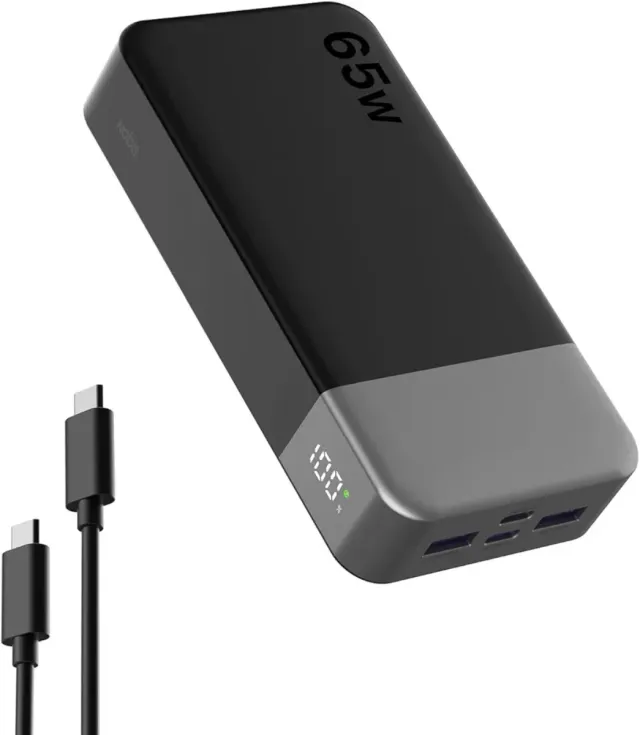 Batería Externa Nobis 20000mAh 65W Carga Rápida