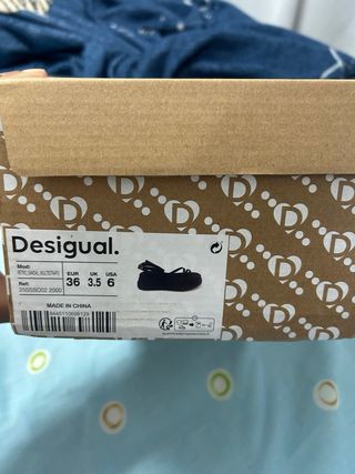 Sandalias Desigual Retro Multistrap Talla 36