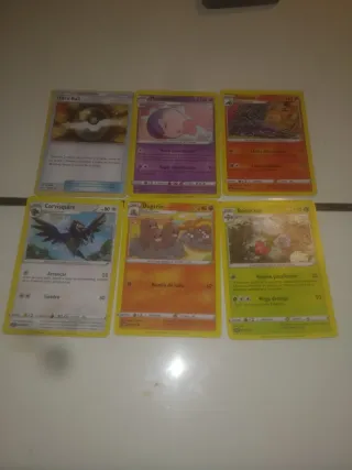 Mazo de cartas Pokémon: 6 Fase 1 y 38 Básicos