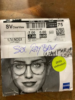 Cristales Ray-Ban Wayfarer USA