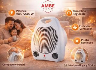 Calefactor Ambe Tech 2000W
