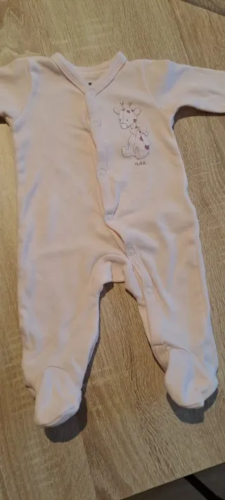Conjunto Ropa Bebé Niña Rosa y Blanco