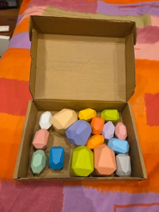 Piedras Montessori para Equilibrio