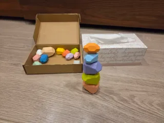 Piedras Montessori para Equilibrio