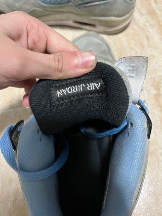 Zapatillas Jordan 4 Retro Azul Gris