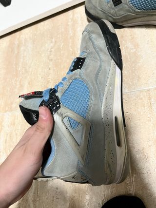 Zapatillas Jordan 4 Retro Azul Gris