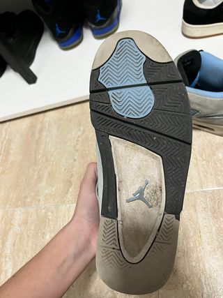 Zapatillas Jordan 4 Retro Azul Gris