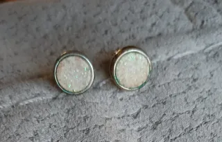 Pendientes Flor Rosa Teal