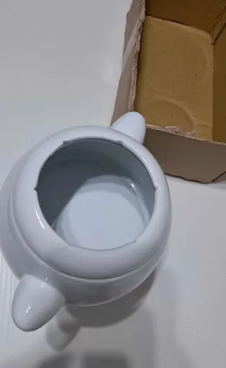 Set fonduta ceramica e metallo