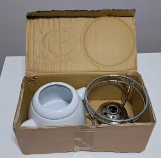 Set fonduta ceramica e metallo