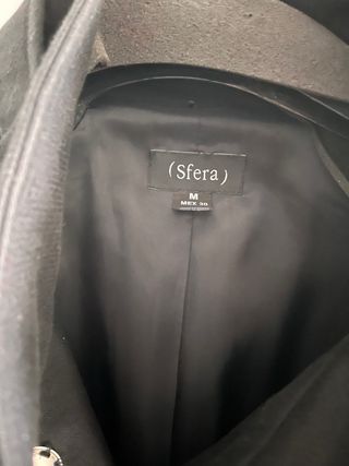 Abrigo largo Sfera negro