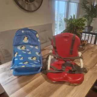 Alzador y silla para bebé