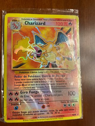 Carta Pokémon Charizard Etapa 2