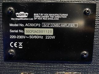 Amplificador Vox AC50