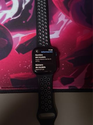 Apple Watch Series 8 GPS Negro/Gris