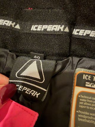 Pantalón esquí ICEPEAK mujer estrenar