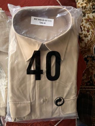 Camisa caqui talla 40
