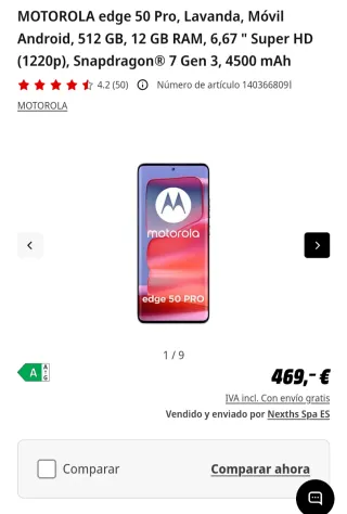 Motorola Edge 50 Pro 512GB