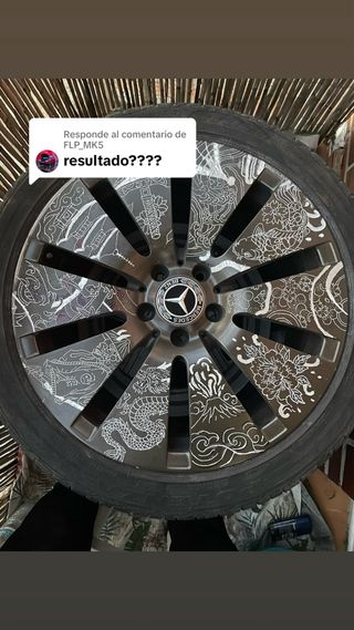 Llantas (tatuadas) 18” 5x112 Mercedes