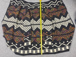 Cardigan Vintage Fantasia Etnica Grigio Multicolor