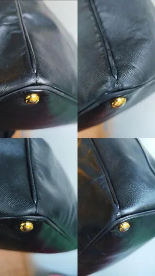 Borsa Prada Galleria Large Pelle Saffiano Nera