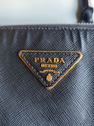 Borsa Prada Galleria Large Pelle Saffiano Nera