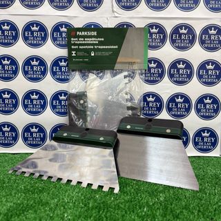 Set 2 Espátulas Trapezoidales Parkside