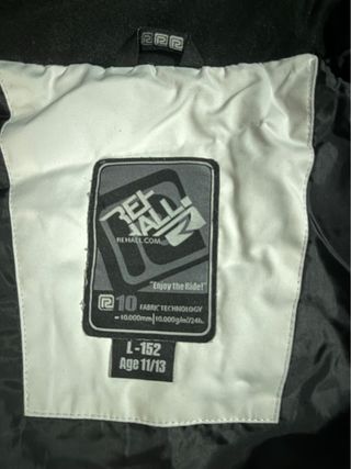 Chaqueta y Pantalon de esquí junior Rehall L152