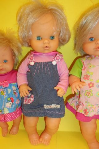 Lotto 3 bambole Nenuco Famosa vintage