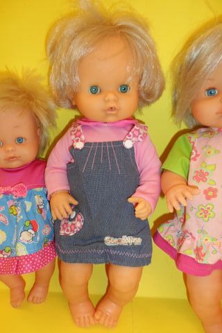 Lotto 3 bambole Nenuco Famosa vintage