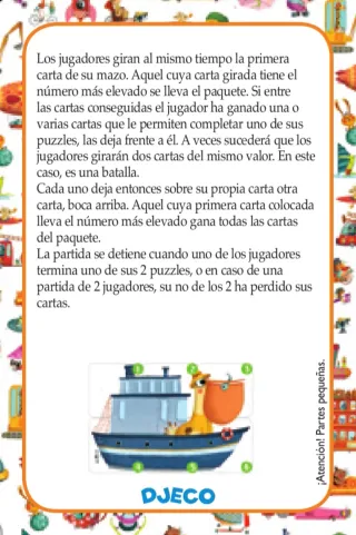 Juego Bata Puzzle Djeco