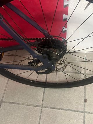 Bicicleta Triban Carretera Azul