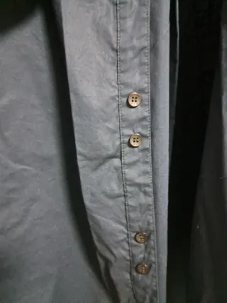 Camisa larga azul marino RAW Talla 42-44