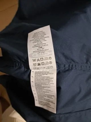 Camisa larga azul marino RAW Talla 42-44