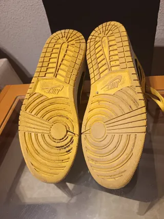 Nike Air Jordan Negro/Amarillo Talla X