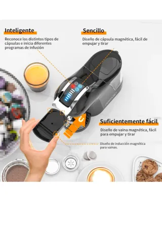 Cafetera de Cápsulas Kotlie Negra