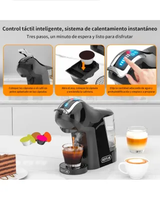 Cafetera de Cápsulas Kotlie Negra
