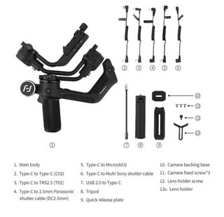 FeiyuTech SCORP-C Gimbal + motor follow focus