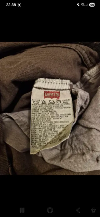 Levi's 501 Vaqueros Vintage Talla 30/34(36) marrón