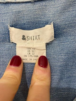 Camisa Vaquera Zara Mujer Talla 42