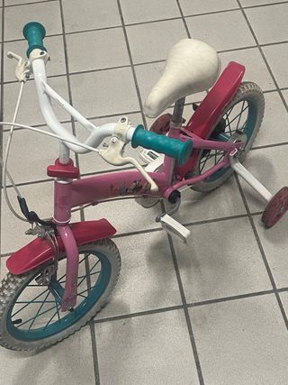 Bicicleta infantil rosa