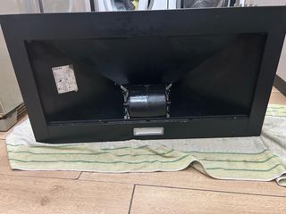 Campana extractora negra