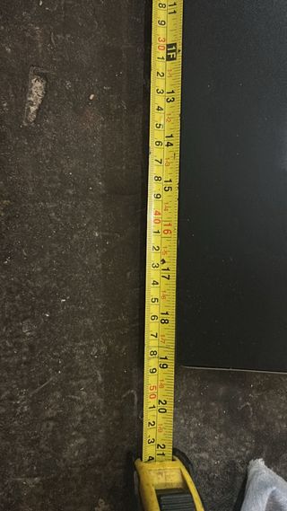 Campana extractora negra