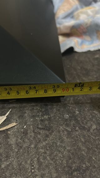 Campana extractora negra