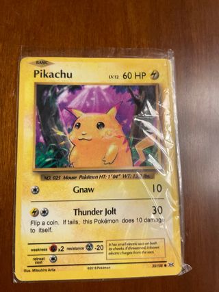Tarjeta Pokémon Pikachu 2016 35/108