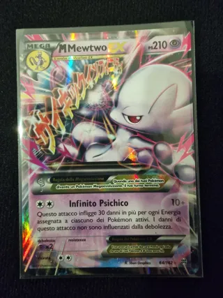 Carta Pokemon MMewtwo EX Mega 64/162