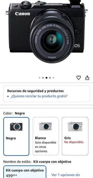 Canon EOS M100 Negra