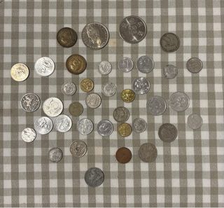 Lote Billetes Antiguos: Pesetas, Dólar, Rand