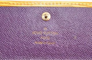 Cartera Sarah Louis Vuitton Amarilla