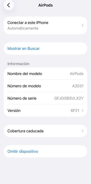 Airpods 2ª Gen El izquierdo de oye un poco mas baj